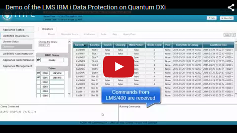 Demo IBM i Data Protection on Quantum DXi